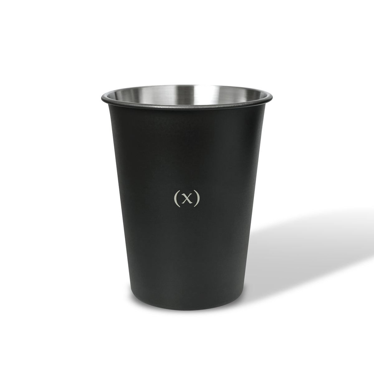 Stainless Steel Stacking Cup Set - Matte Black