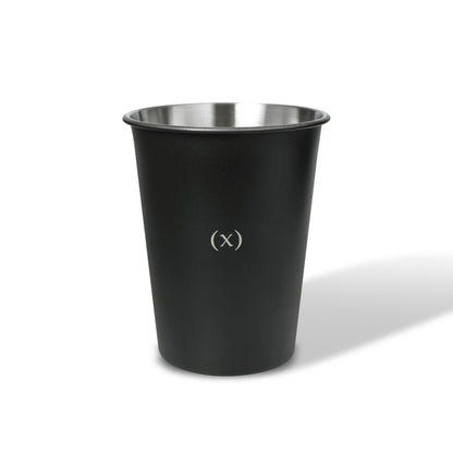 Stainless Steel Stacking Cup Set - Matte Black