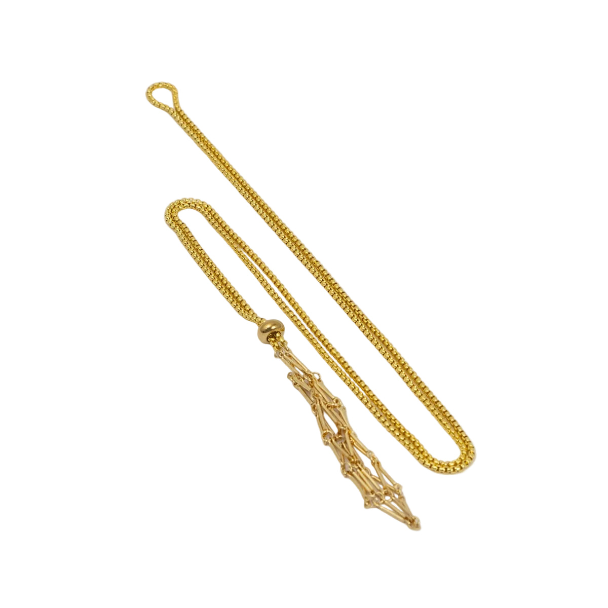 Custom Mineral Pouch Stainless Steel Chain - Gold
