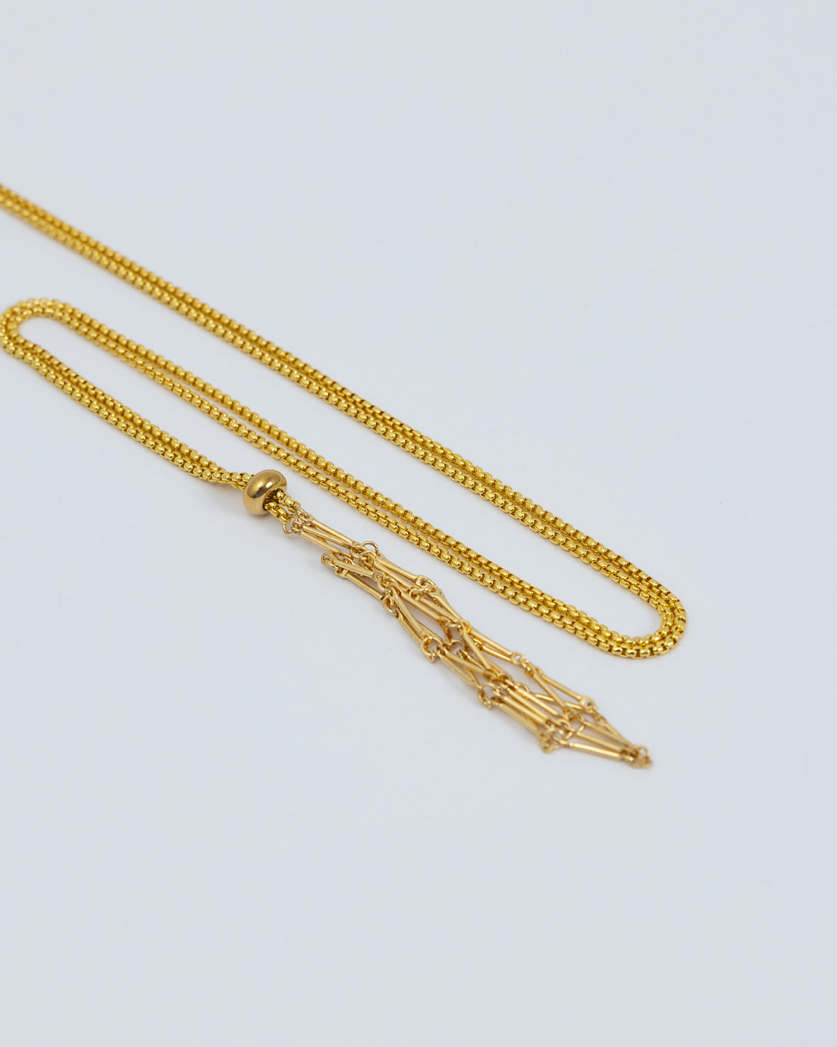 Custom Mineral Pouch Stainless Steel Chain - Gold