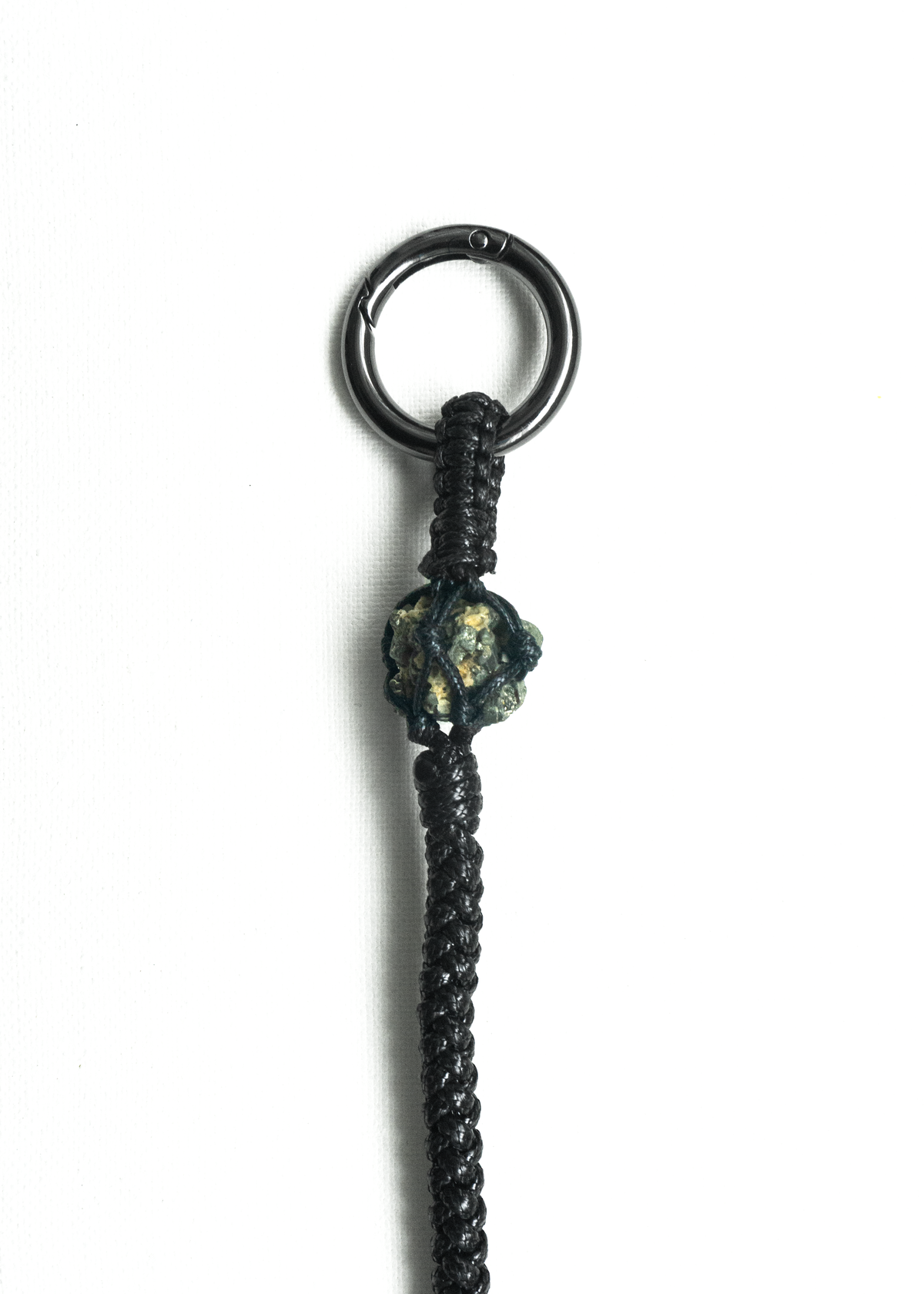 MRKT5 x SHI ZAI Woven Pyrite Phone Chain - Black