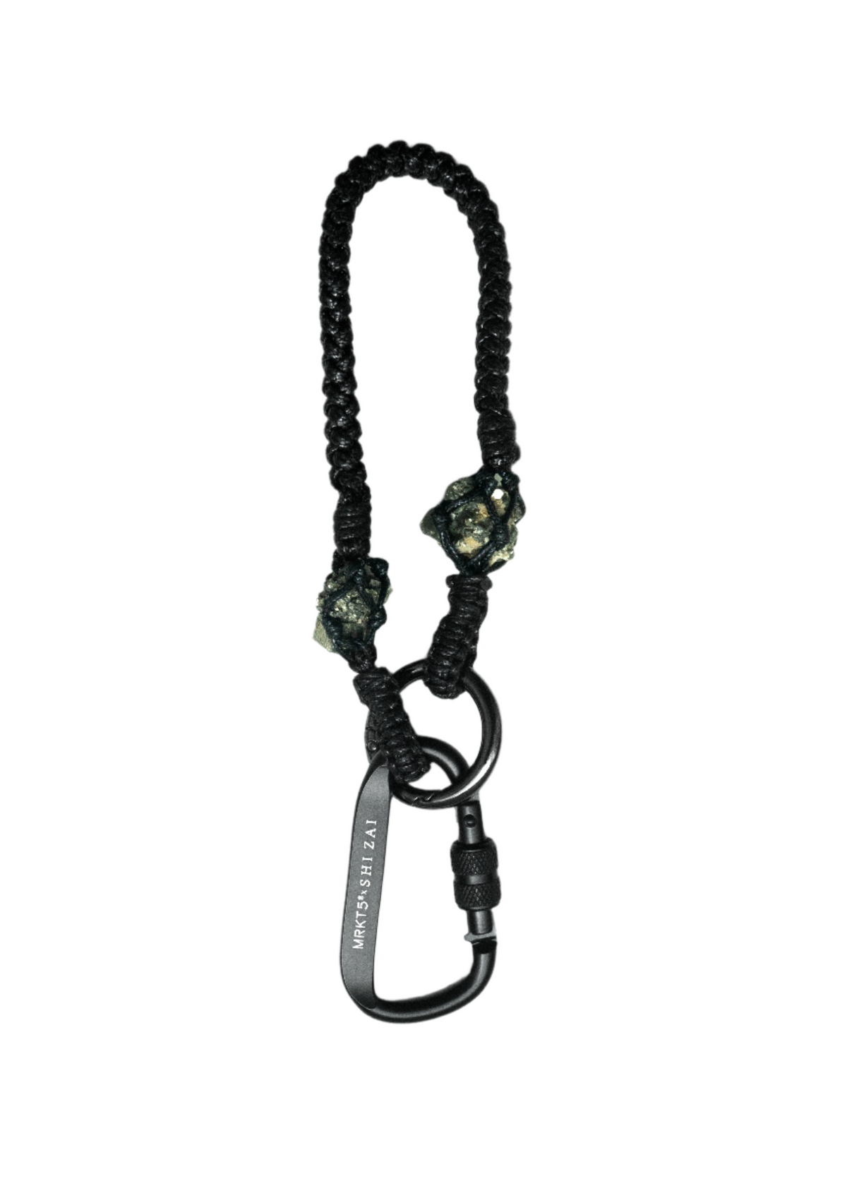 MRKT5 x SHI ZAI Woven Pyrite Phone Chain - Black