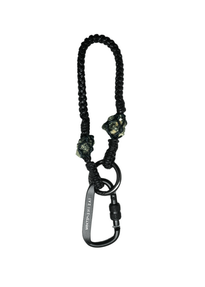 MRKT5 x SHI ZAI Woven Pyrite Phone Chain - Black