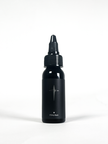 If Only 黑色紋身墨水: 銀標