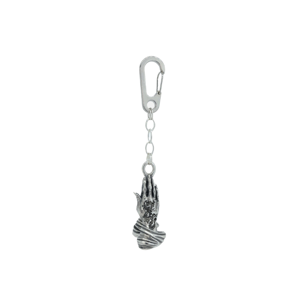 UPRISERS x Josh Lin Sterling Silver Prayer Hand Keychain
