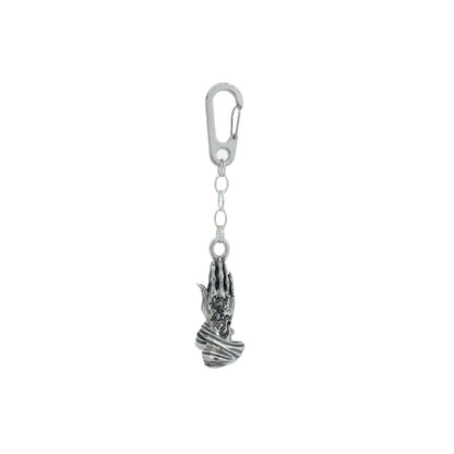 UPRISERS x Josh Lin Sterling Silver Prayer Hand Keychain