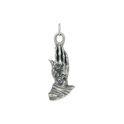 UPRISERS x Josh Lin Sterling Silver Prayer Hand Keychain
