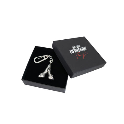 UPRISERS x Josh Lin Sterling Silver Prayer Hand Keychain