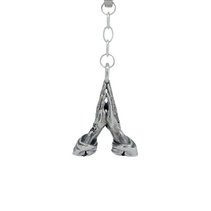 UPRISERS x Josh Lin Sterling Silver Prayer Hand Keychain